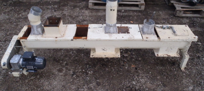 225mm U Trough Auger / Screw Conveyor