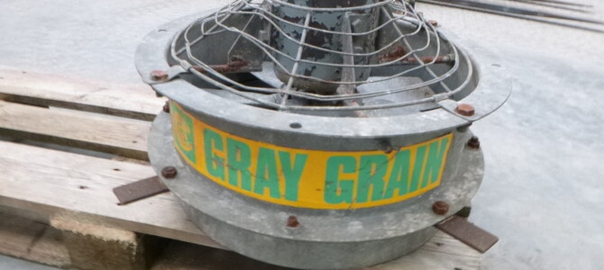 Gray Grain Axial Fan