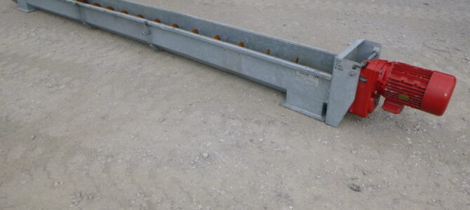 Haas 300mm U Trough Auger / Screw Conveyor